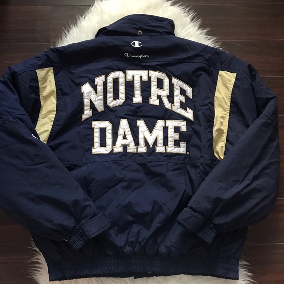 Champion Other - Vintage Champion Notre Dame Irish Nylon Jacket L